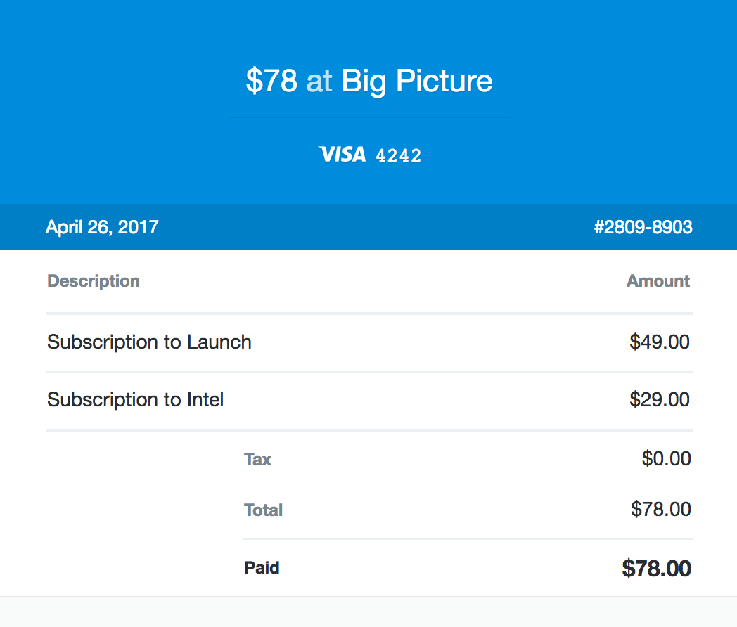 create invoice stripe